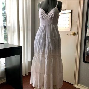 Speed Control White Maxi Dress